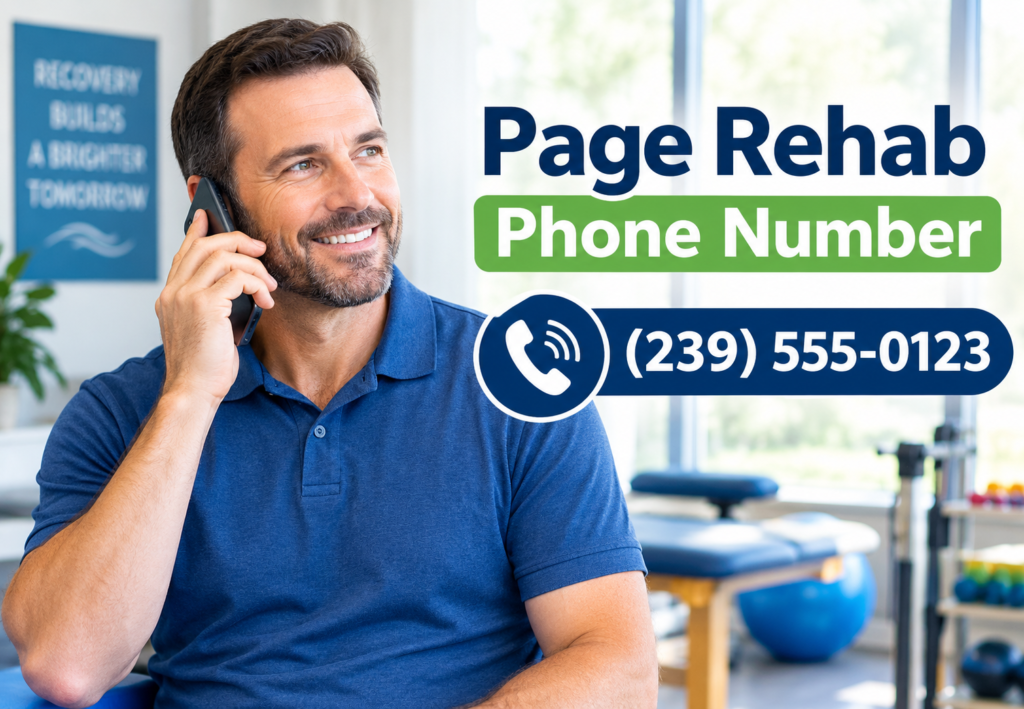 Page Rehab Phone Number